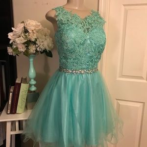 Tiffany Blue Prom Dress